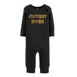 Cutest Ever Black and gold glittery jumpsuit